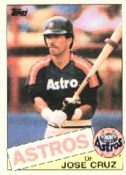 1985 Topps Baseball Cards      095      Jose Cruz